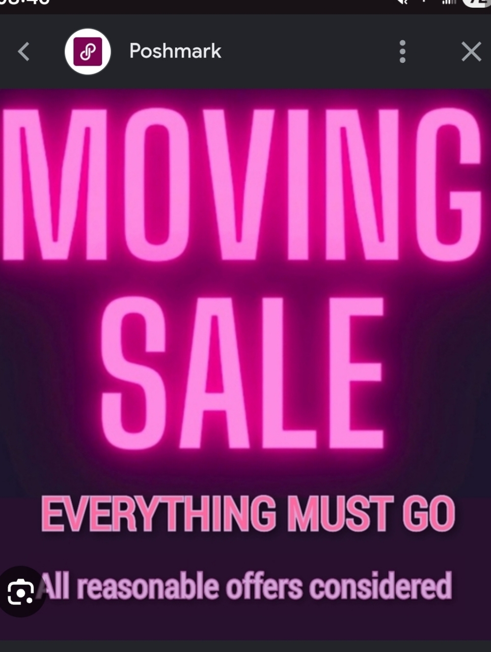 Neon Pink 'Moving Sale' Graphic Print